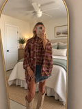 Rowan Plaid Poncho