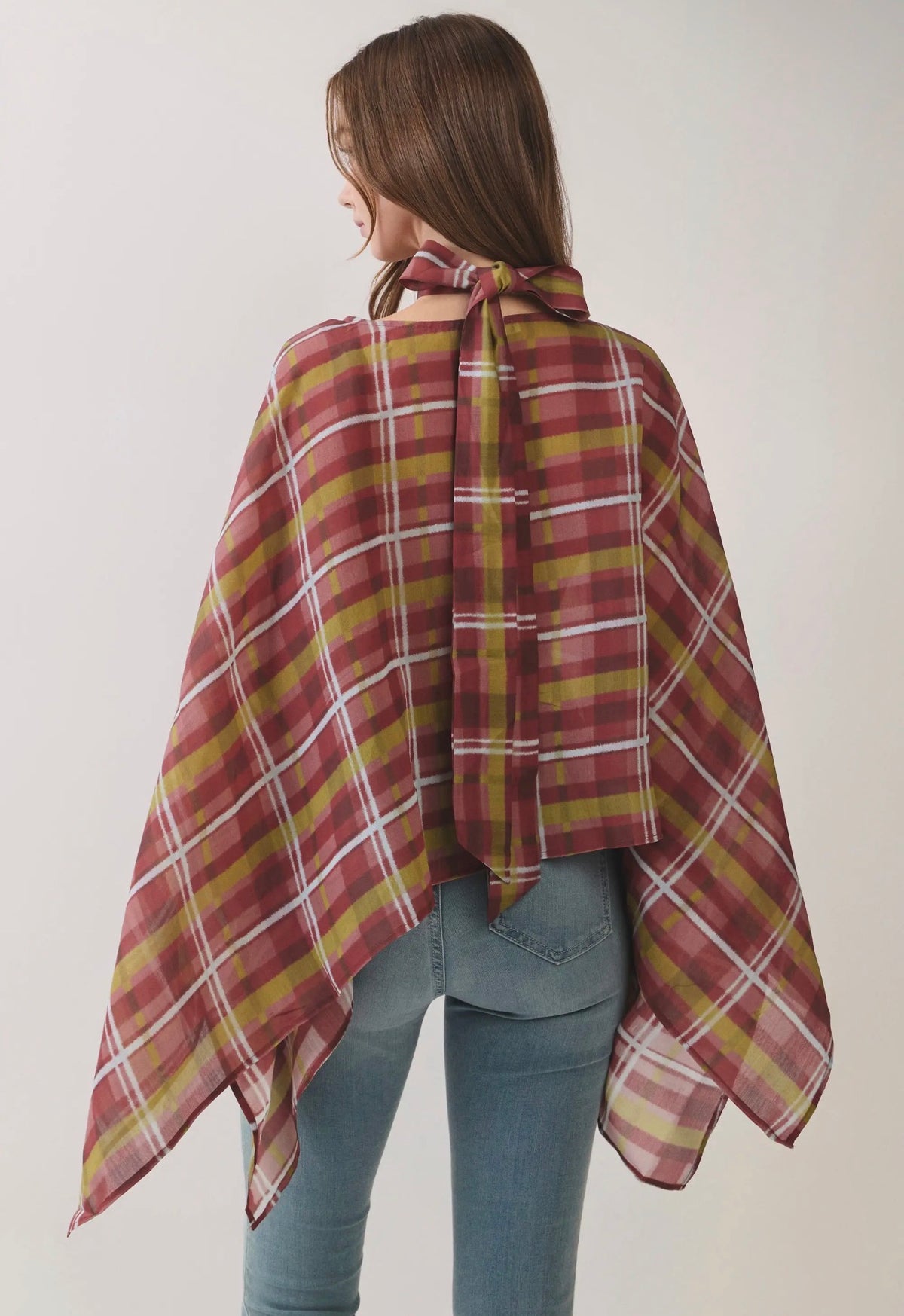 Rowan Plaid Poncho